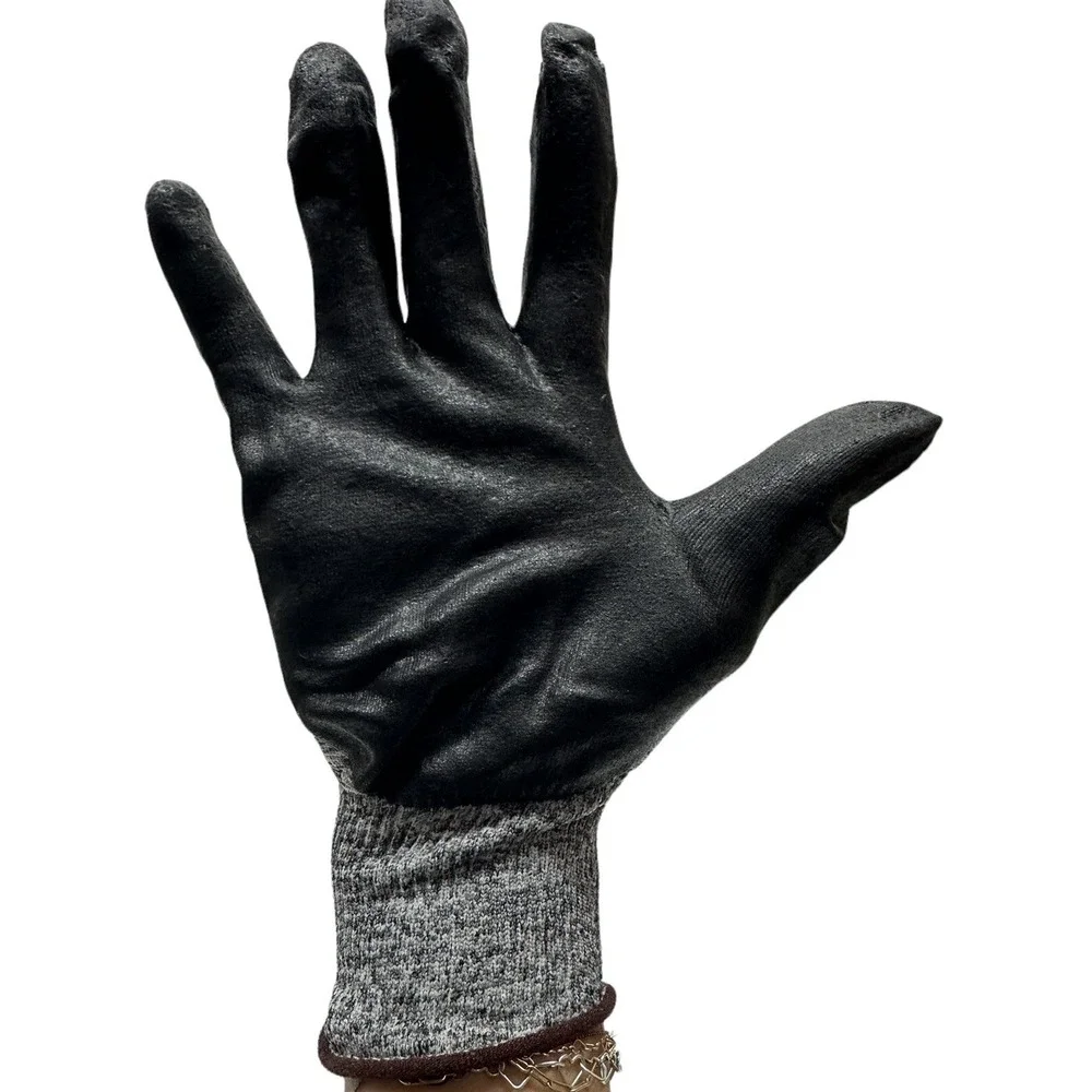Ansell Hyflex 11-801 Black/White‎ 9 Foam Nitrile Work Gloves Size 9